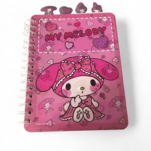 Sanrio My Melody Pink notebook with dividing tabs brand new